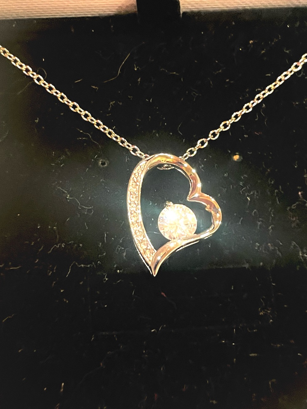 Brilliant Crystal Heart Necklace